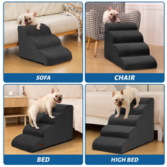 Aodisman escalones para perros de patas cortas.