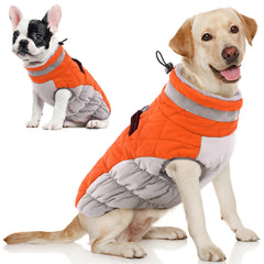 Capa AOFITEE para perros con forro polar cálido para paseos de invierno.
