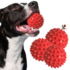 Apasiri bola de perro con sonido integrado para estimular el juego.