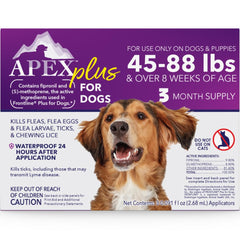 Apex Plus para perros: aplicacion-topica para pulgas y garrapatas