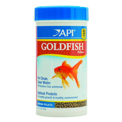 API GOLDFISH PELLETS en lata de 7 onzas, lista para alimentación diaria de peces dorados