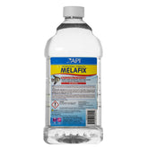 API MELAFIX frasco 64oz vertido para tratamiento de heridas en pecera.