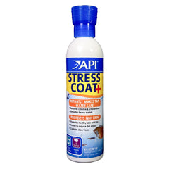 API STRESS COAT botella de 8 onzas para acondicionar agua.