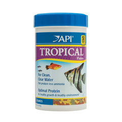 API Tropical Flakes: contenedor de 5.7 oz para alimento completo de peces tropicales