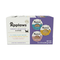Applaws comida húmeda en caldo con filete de atún para gatos, sabor natural.