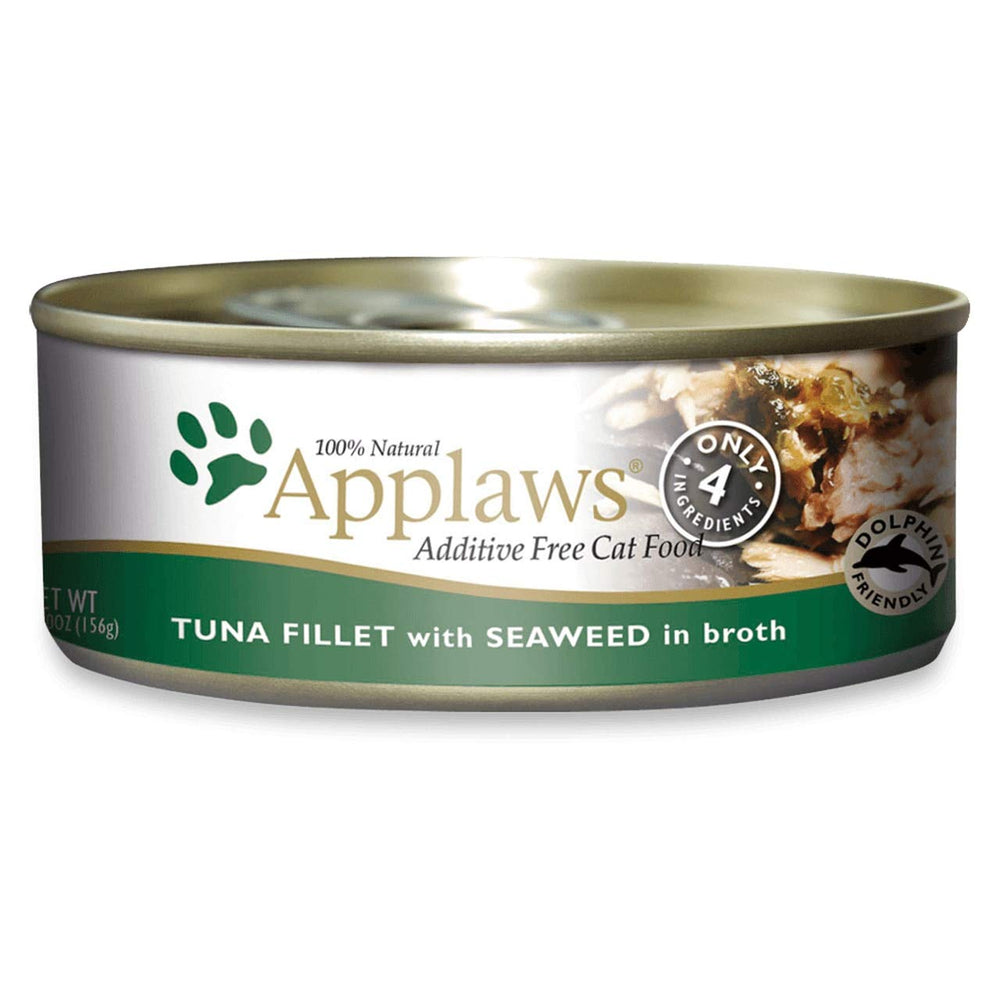 Applaws lata de gato con atún y alga, complemento sabroso para comidas húmedas