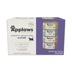 Applaws lata húmeda para gato con caldo nutritivo para hidratación diaria