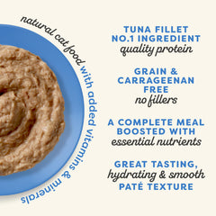 Applaws Vitality Filete de atún con salmón en lata: sabor suave y nutritivo.