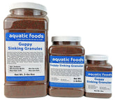 Granulos hundidos de Aquatic Foods para guppy, mejor color con Spirulina