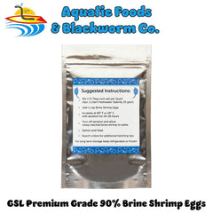 Huevos premium Artemia de Aquatic Foods, 90% de eclosión para acuarios.