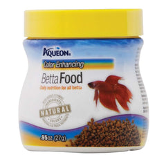 Aqueon alimento betta realza colores naturales sin colorantes artificiales