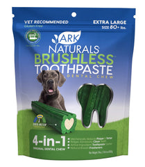 ARK NATURALS empaque de 24 onzas, pasta dental masticable para perros grandes, limpieza diaria