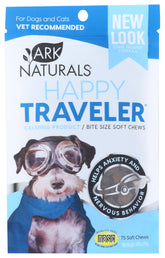 ARK NATURALS Happy Traveler gomitas calmantes para perros y gatos durante viajes