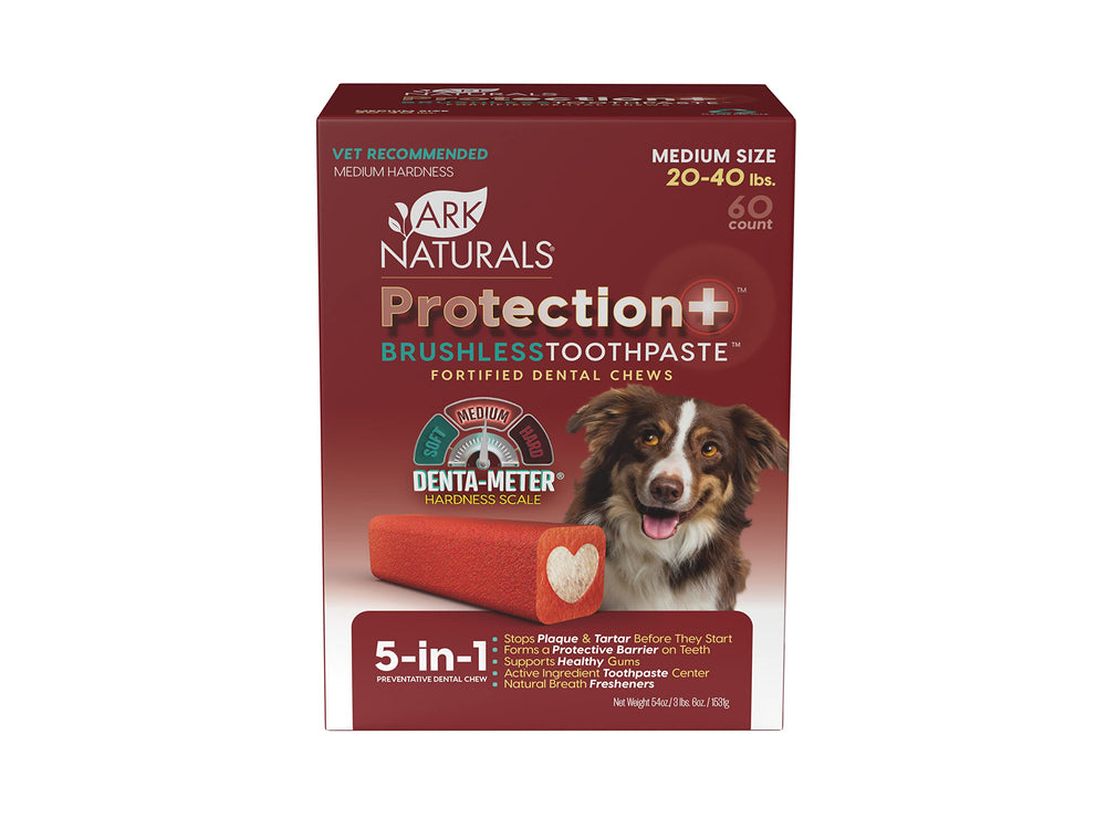 Ark Naturals Protection+ bolsa de 54 oz para perros, masticables dentales