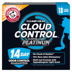 ARM & HAMMER Cloud Control Platinum arena para gatos, ideal para hogares con varios felinos
