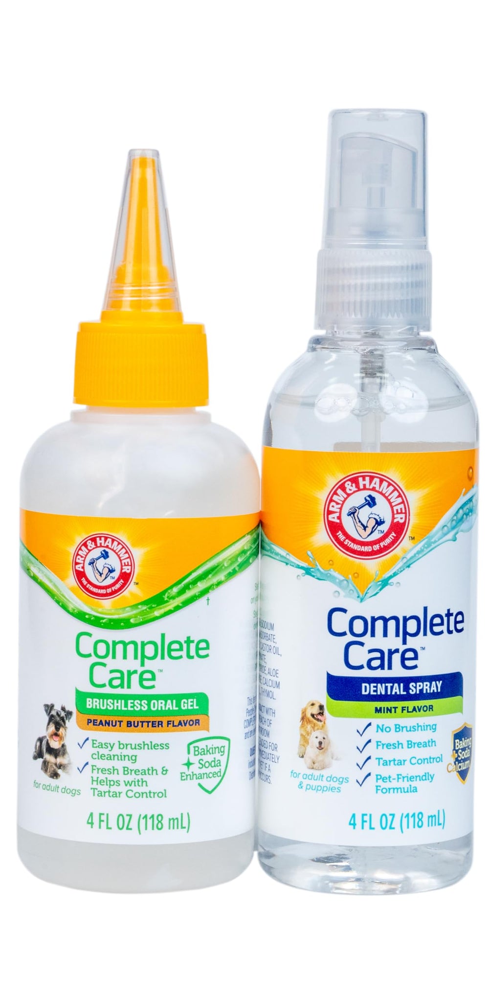 Arm & Hammer gel dental para perros sin cepillo, limpieza suave diaria.