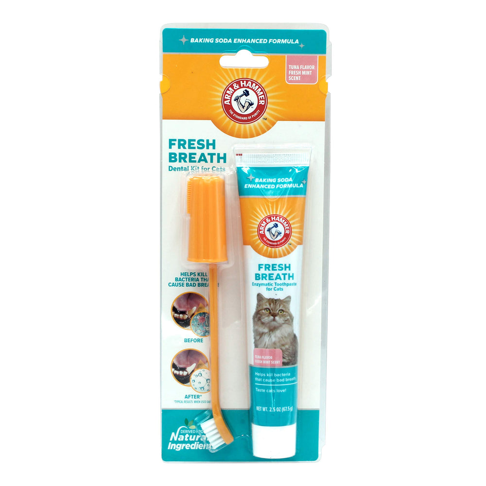 Arm & Hammer para gatos: pasta sabor atún para limpieza suave y aliento fresco.