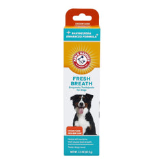 Arm & Hammer pasta dental enzimática para perros, ayuda a limpiar y reducir la placa.