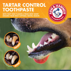 Envase práctico de Arm & Hammer para mascotas, pasta dental para perros