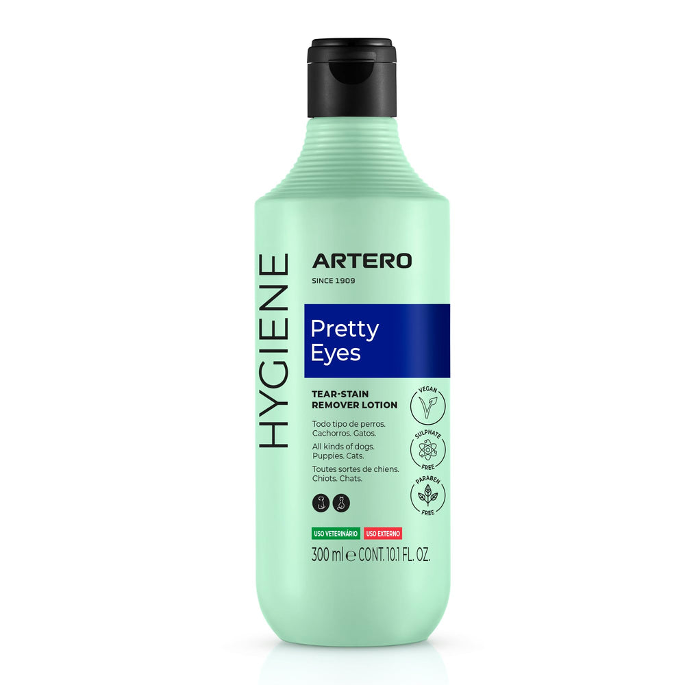 ARTERO Pretty Eyes, botella de 300 ml para limpieza ocular diaria sin irritación.