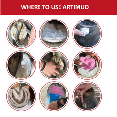 Artimud arcilla de casco con eucalipto, aroma natural y uso prolongado.