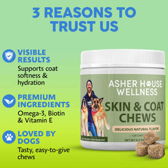 Asher House Wellness fácil de servir: snack diario para perros de todos tamaños.