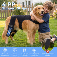 Atiansen rodilla-perro faja neopreno ventilada para comodidad durante la actividad.