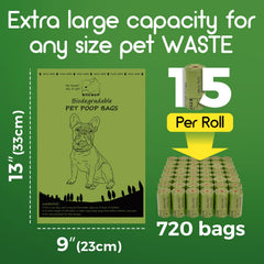 ATIFBOP rollos de bolsas para perros, 48 rollos, tear-off fácil.