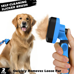 Kit de grooming 3 piezas de Augwind para perros, gatos y caballos.