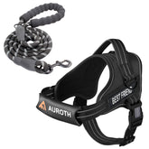 Arnés AUROTH sin tirón ajustable para perros, comodidad y control diario.