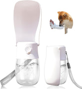 AVELORA botella plegable de agua para perros, ideal para paseos al aire libre.