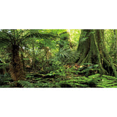 AWERT fondo terrario bosque con piedra verde y árbol grande para el hábitat