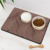 Alfombrilla Ayiashiab para comida de perro absorbente: secado rápido y sin manchas.