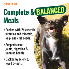 Ingredientes clave como chía y kelp en Azestfor para omega saludables.