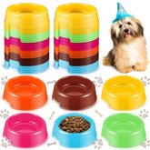 Cuenco plástico Baderke para perros en color azul, fácil de limpiar y reutilizable
