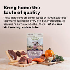 BADLANDS RANCH: ingredientes principales cordero, venado y salmón para perros.