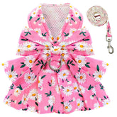 BAEJMJK vestido para perro con lazo margarita, cómodo y elegante.