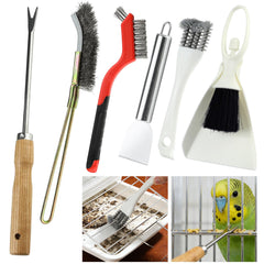 Baeruuss conjunto limpieza jaula aves: 6 piezas para mantenimiento diario.