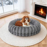 BALANCE cama donut 24 pulgadas para perros pequeños, descanso cómodo.
