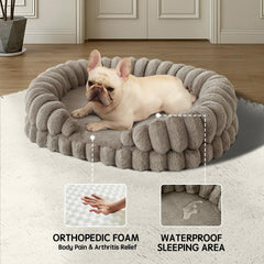 BALANCE cama para perros con bordes acolchados y soporte ortopédico.