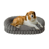BALANCE cama para perros grandes, cama oval de 36 pulgadas para descanso cómodo.