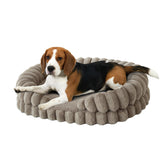 BALANCE cama para perros relajante, forma oval de 30 pulgadas para descanso cómodo.