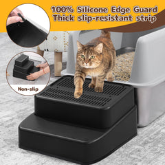 BALAPET base antideslizante ofrece seguridad al subir y bajar para gatos pequeños y adultos.