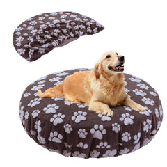 BALAPET funda de cama para perro redonda impermeable protege contra manchas y derrames.