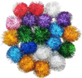 BallHull pompones brillantes de 2 pulgadas, para estimular el juego del gato.