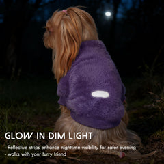 Baobicute sudadera con tira reflectante, ideal para paseos nocturnos seguros
