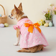 Baobicute vestido Pascua con entrada por la cabeza, cómodo de vestir