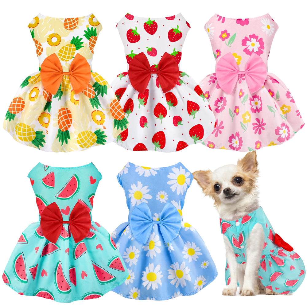 BAOBICUTE vestido-perro-floral-verano-princesa, ideal para paseos elegantes en verano.