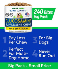 BARK&SPARK masticables sabor tocino: palatabilidad con apoyo articular