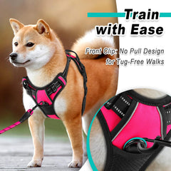 BARKBAY arnés con enganche delantero para guía suave y control